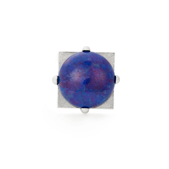🎁NWT! ALEX-AND-ANI adjustable Cobalt Matrix Cocktail Ring! - Picture 4 of 5